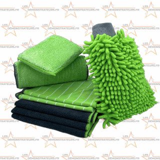 Lot De 3 Torchons De Cuisine En Fibre De Bambou - Très Absorbants, Lavables à 60°C - Écologiques Et Durables - 4
